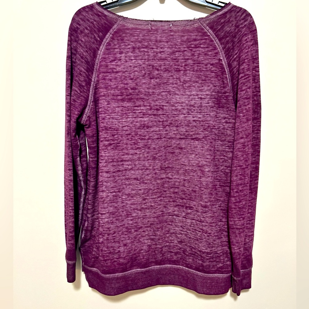 Z by Zobha “Wine a Little Laugh a Lot” Long Sleeved Shirt (Size Large) - Picture 2 of 6